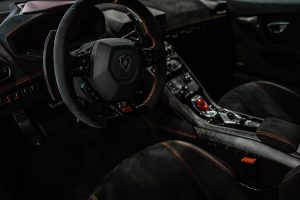 Lamborghini interior
